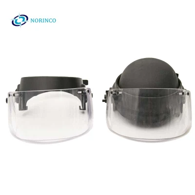 Hochwertiger kugelsicherer Gesichtsschutz aus Aramid PE, kugelsicheres Gesichtsvisier, ballistischer Gesichtsschutz für Helme